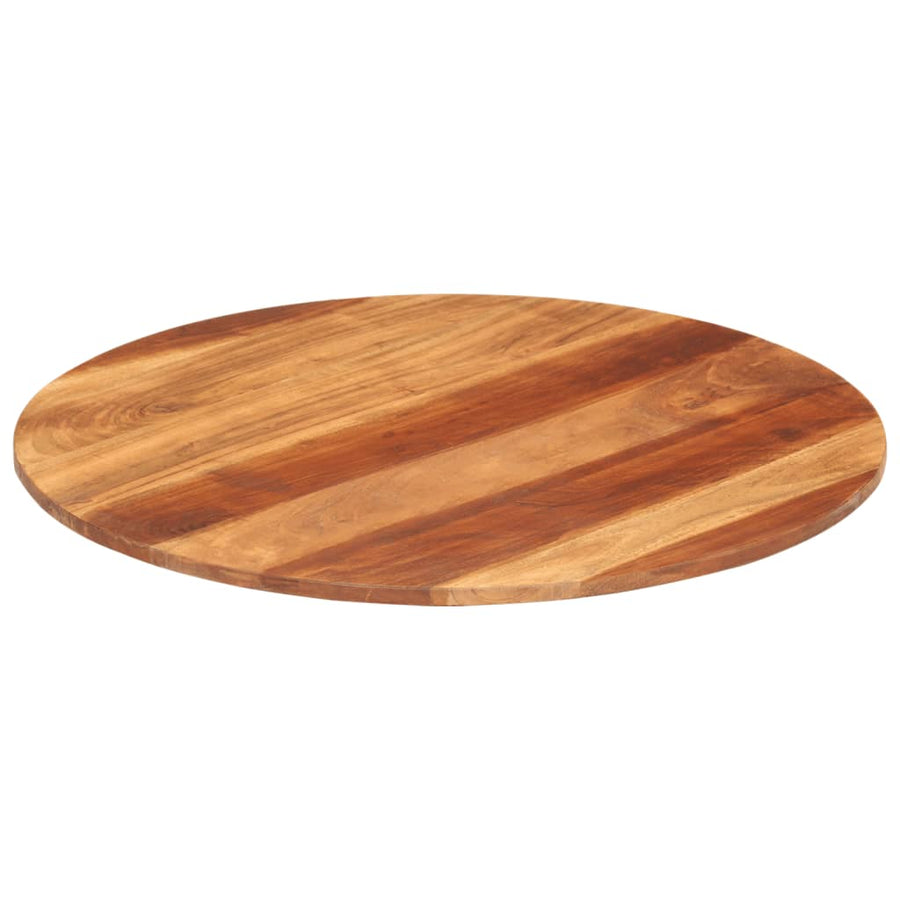 Tafelblad rond 15-16 mm 70 cm massief acaciahout