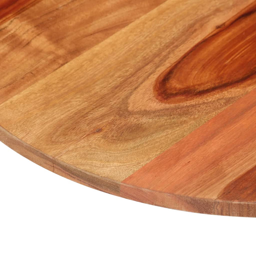 Tafelblad rond 15-16 mm 70 cm massief acaciahout