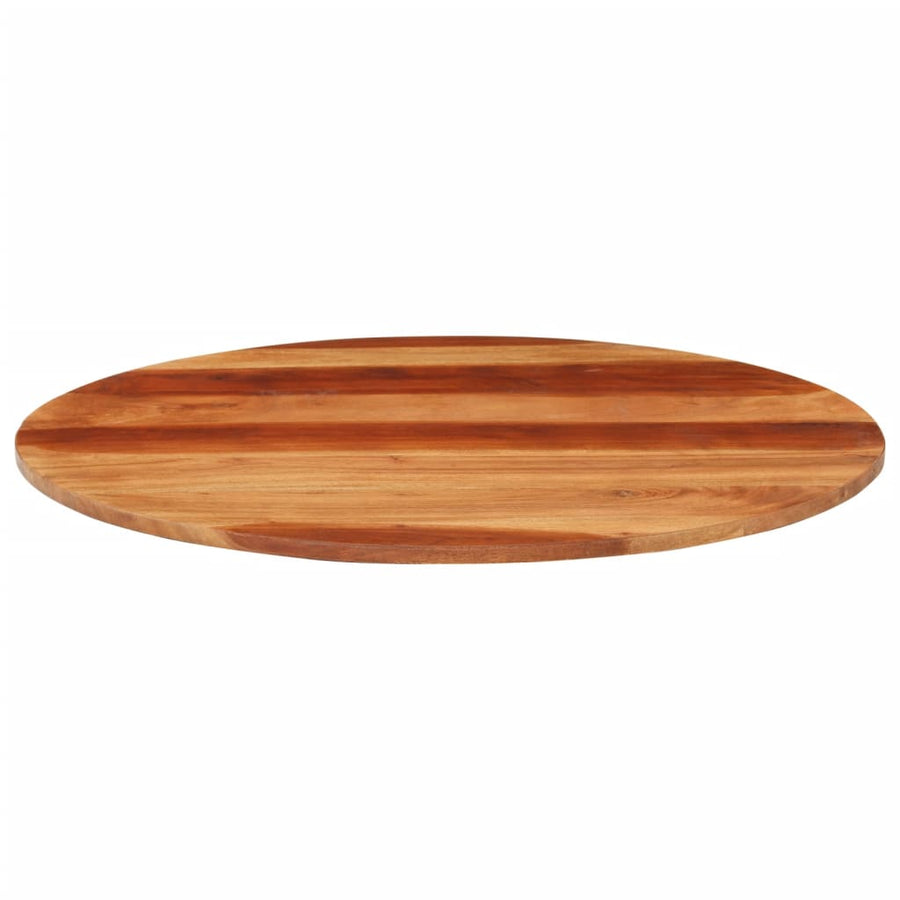 Tafelblad rond 15-16 mm 70 cm massief acaciahout