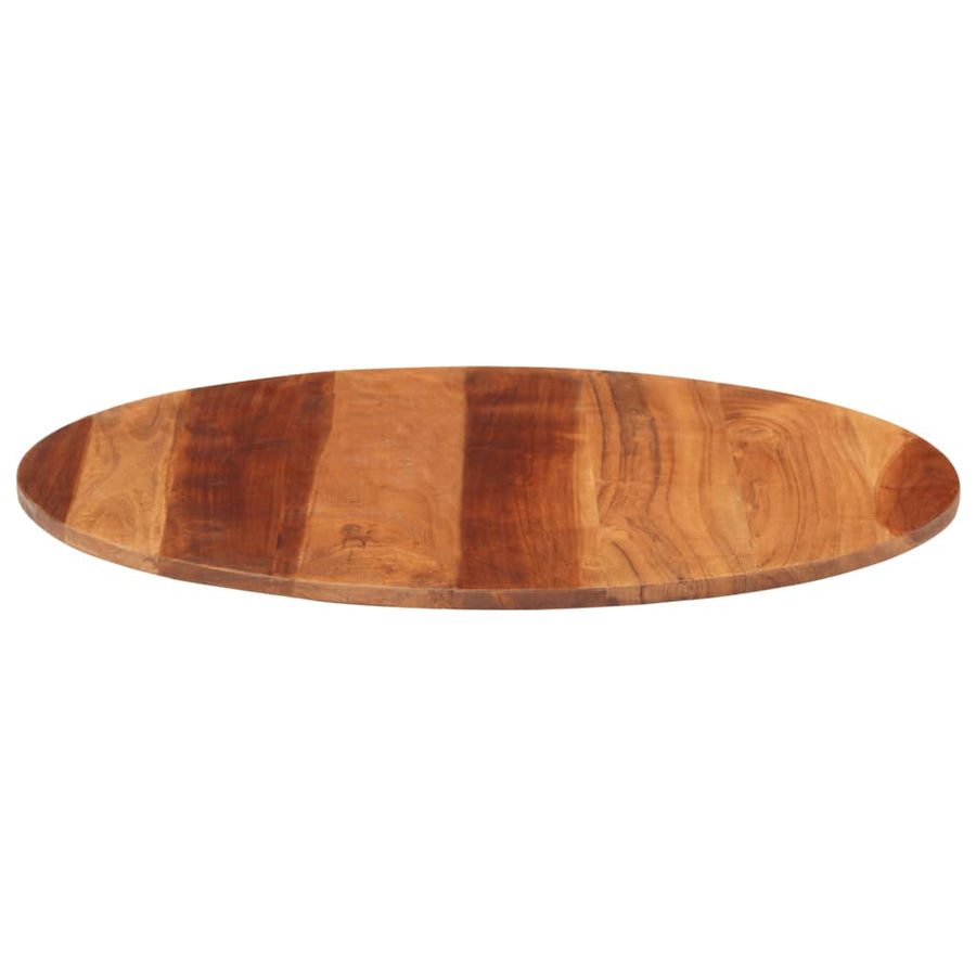 Tafelblad rond 15-16 mm 70 cm massief acaciahout