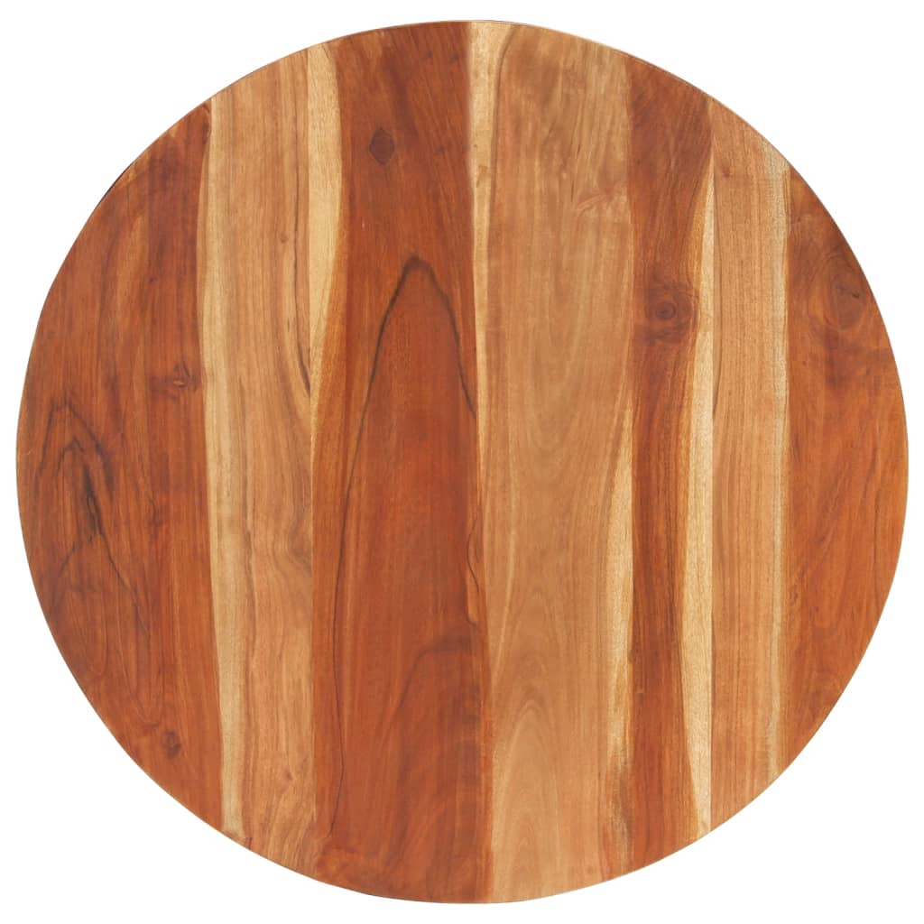 Tafelblad rond 15-16 mm 80 cm massief acaciahout