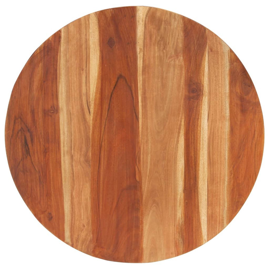 Tafelblad rond 15-16 mm 80 cm massief acaciahout