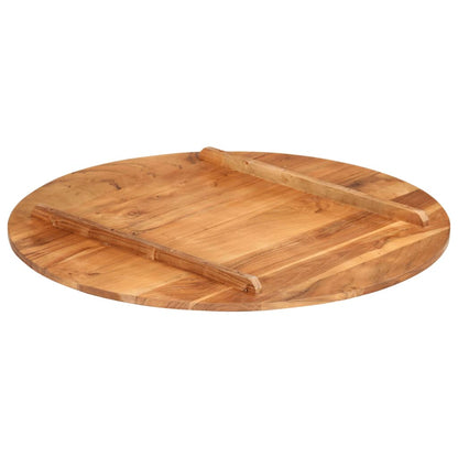 Tafelblad rond 15-16 mm 80 cm massief acaciahout