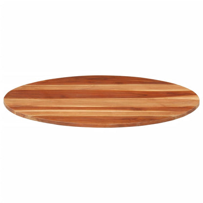 Tafelblad rond 15-16 mm 80 cm massief acaciahout