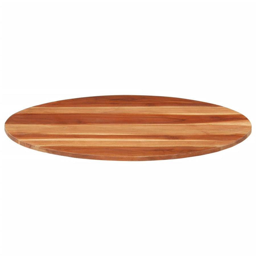 Tafelblad rond 15-16 mm 80 cm massief acaciahout