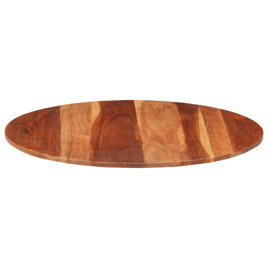 Tafelblad rond 15-16 mm 80 cm massief acaciahout