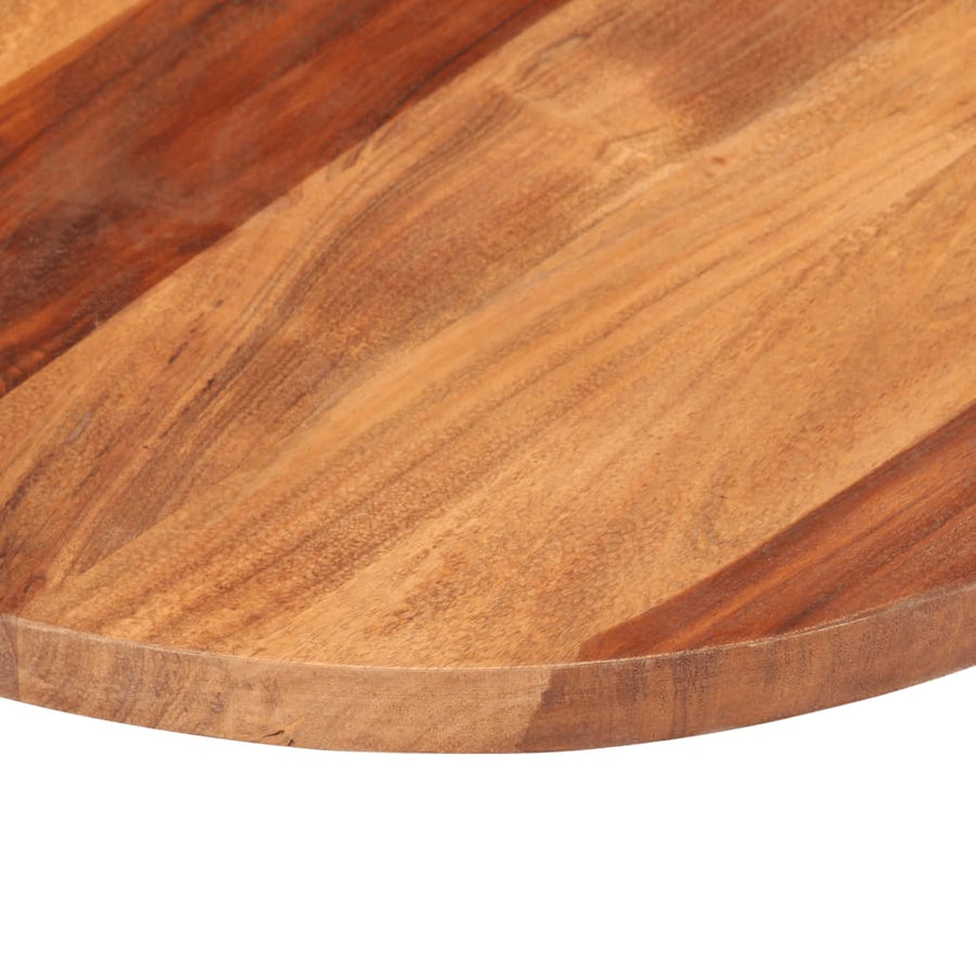 Tafelblad Rond 25-27 Mm 40 Cm Massief Sheeshamhout 40 cm 25-27 mm massief sheesham hout
