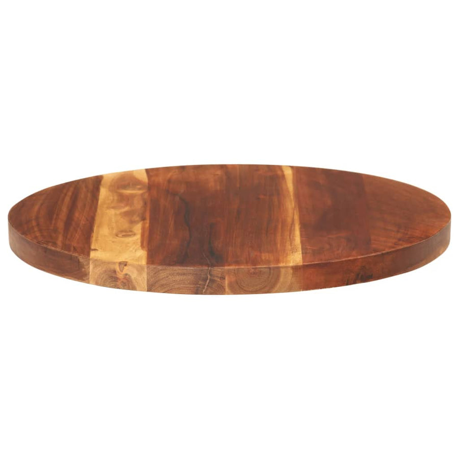 Tafelblad Rond 25-27 Mm 40 Cm Massief Sheeshamhout 40 cm 25-27 mm massief sheesham hout
