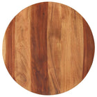 Tabletop round 25-27 mm 50 cm solid acacia wood