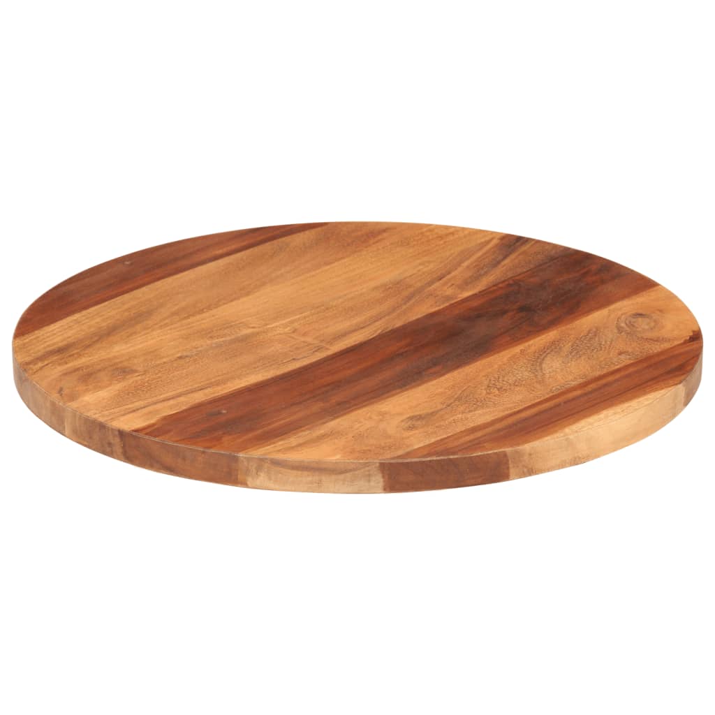 Tafelblad rond 25-27 mm 50 cm massief acaciahout