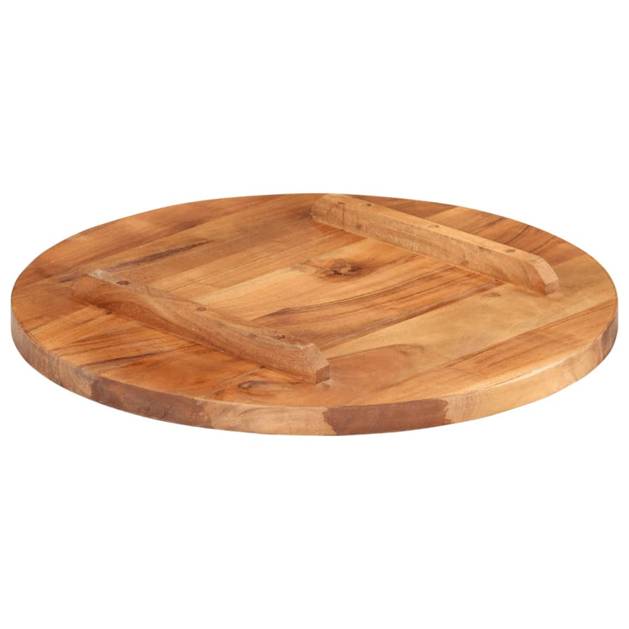 Tafelblad rond 25-27 mm 50 cm massief acaciahout