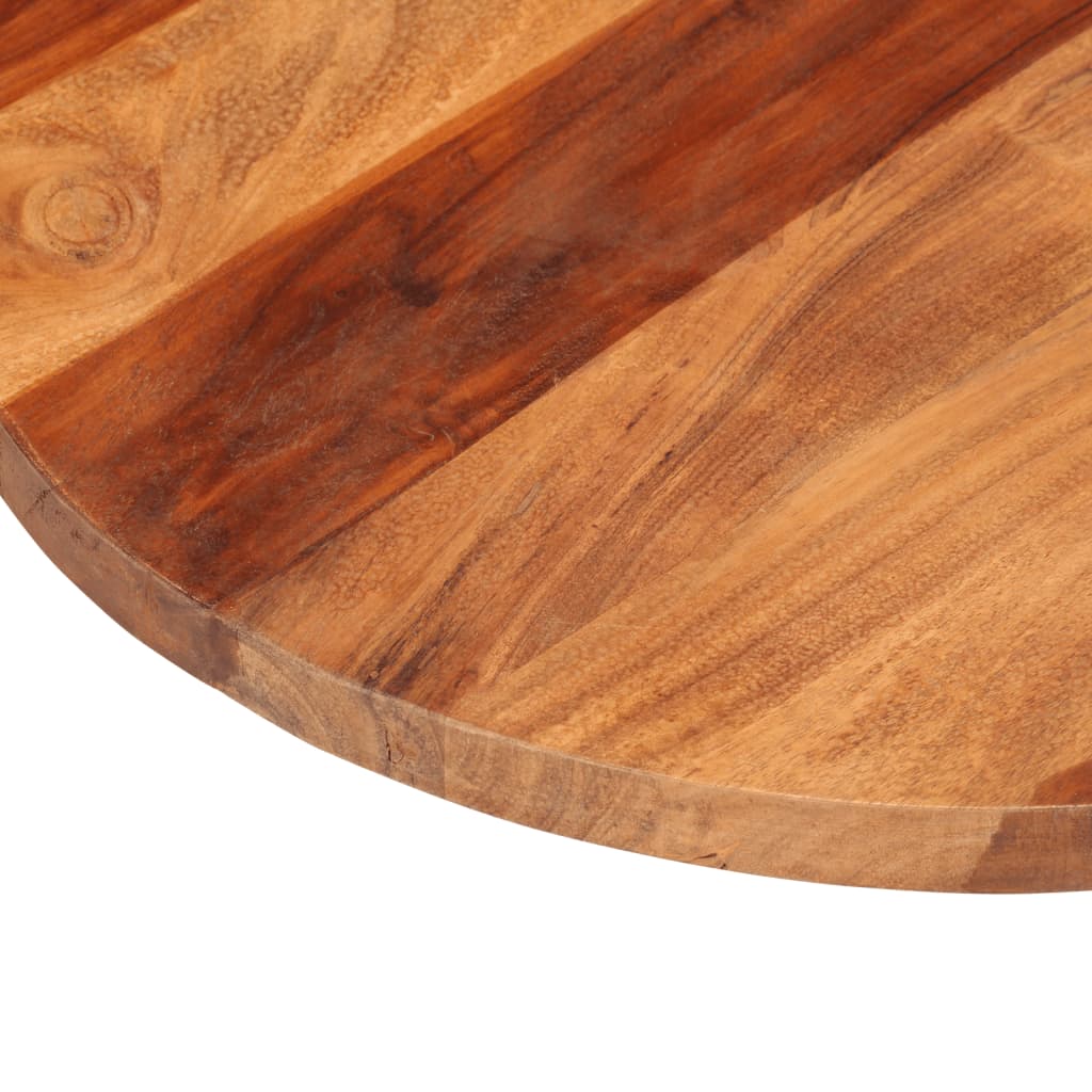 Tafelblad rond 25-27 mm 50 cm massief acaciahout