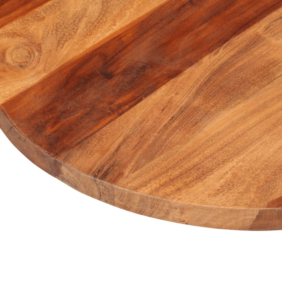 Tafelblad rond 25-27 mm 50 cm massief acaciahout