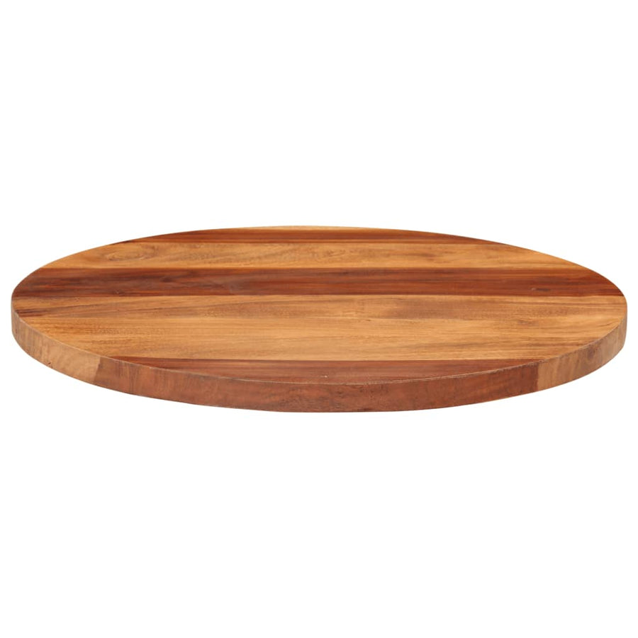 Tafelblad rond 25-27 mm 50 cm massief acaciahout