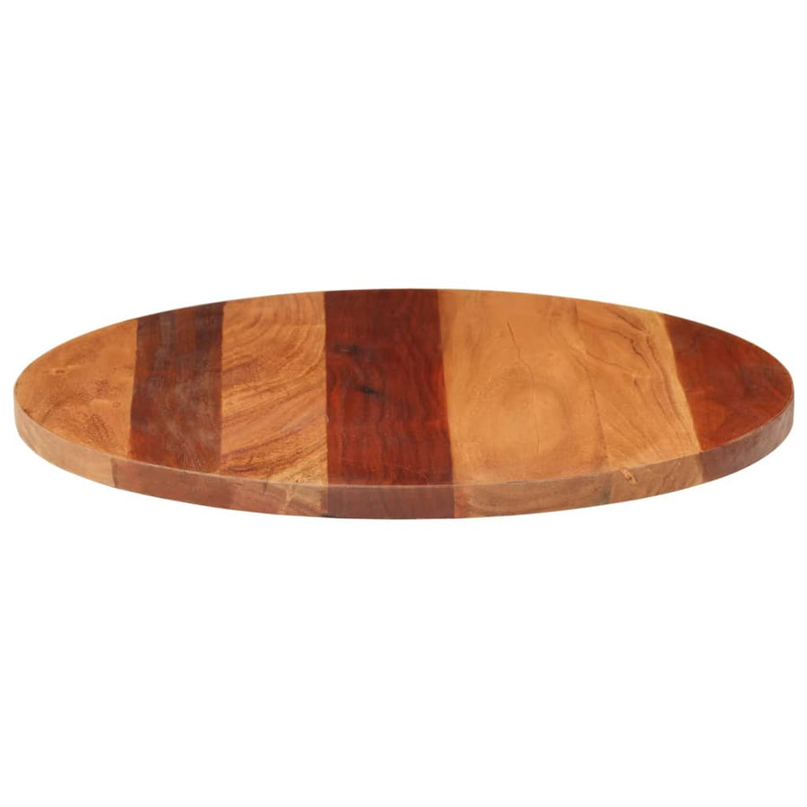 Tafelblad rond 25-27 mm 50 cm massief acaciahout