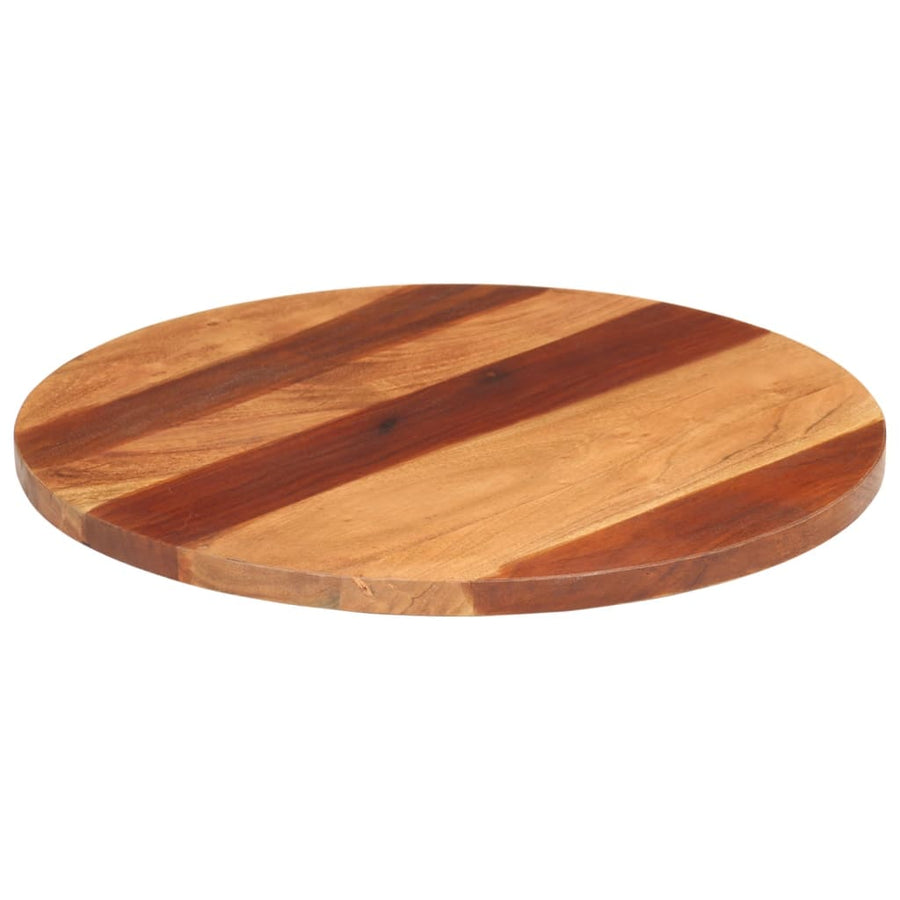 Tafelblad rond 25-27 mm 60 cm massief acaciahout