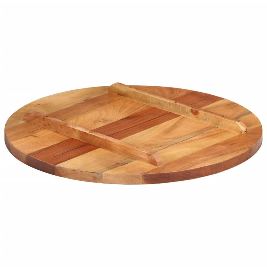 Tafelblad rond 25-27 mm 60 cm massief acaciahout