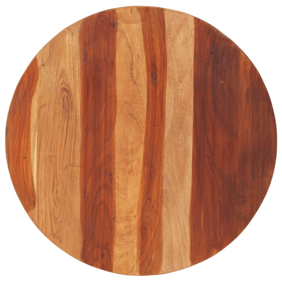Tafelblad Rond 25-27 Mm 70 Cm Massief Sheeshamhout 70 cm 25-27 mm massief sheesham hout