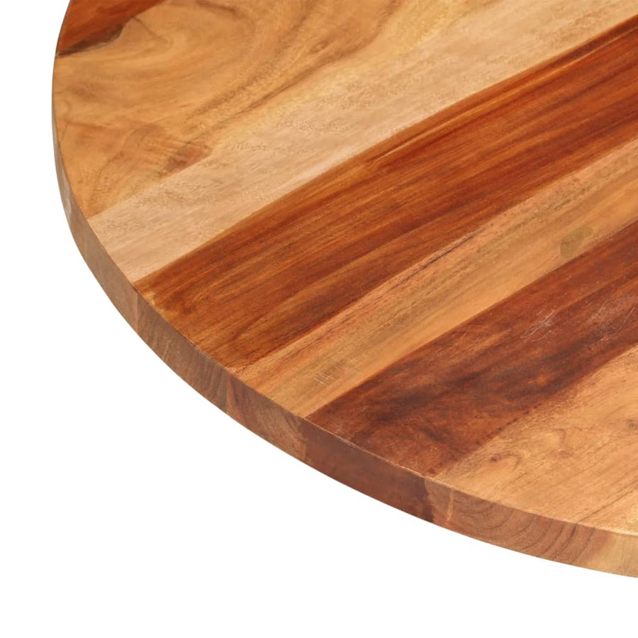 Tafelblad Rond 25-27 Mm 70 Cm Massief Sheeshamhout 70 cm 25-27 mm massief sheesham hout