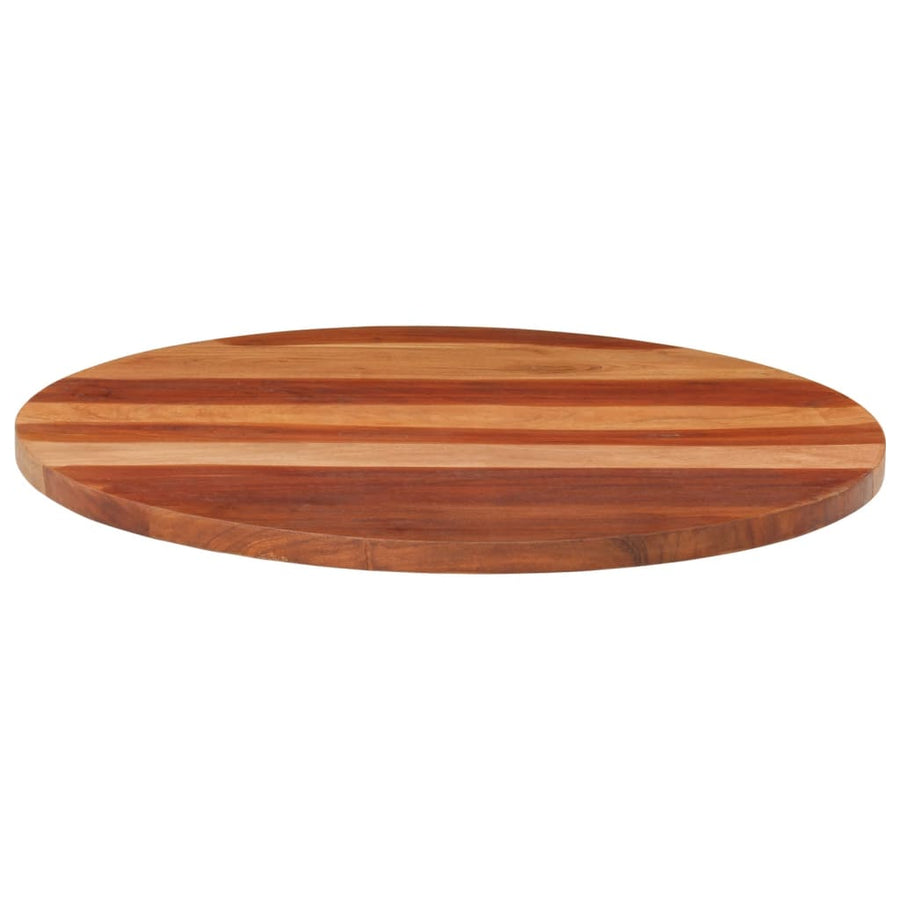 Tafelblad Rond 25-27 Mm 70 Cm Massief Sheeshamhout 70 cm 25-27 mm massief sheesham hout