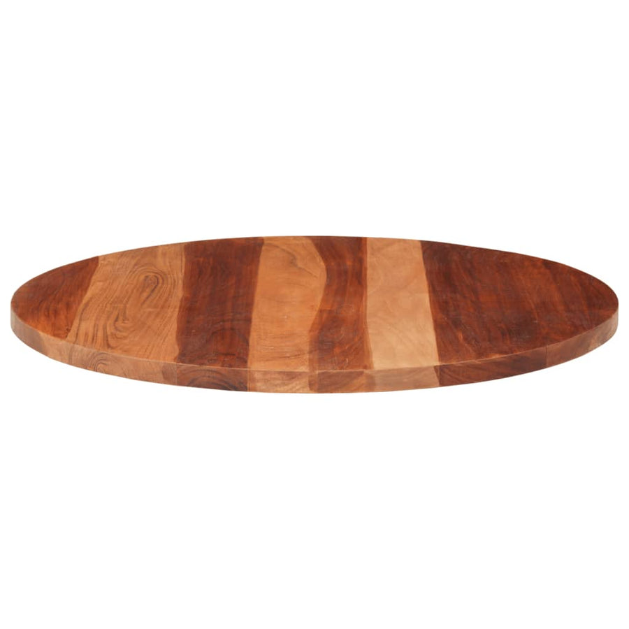 Tafelblad Rond 25-27 Mm 70 Cm Massief Sheeshamhout 70 cm 25-27 mm massief sheesham hout