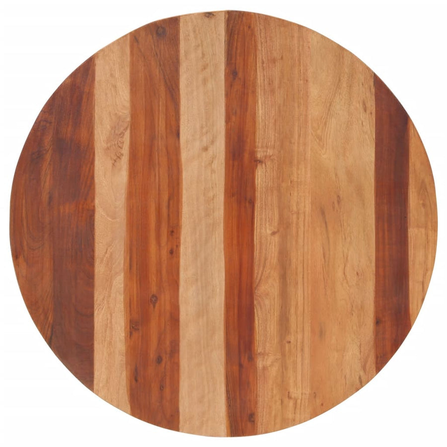 Tafelblad rond 25-27 mm 80 cm massief acaciahout