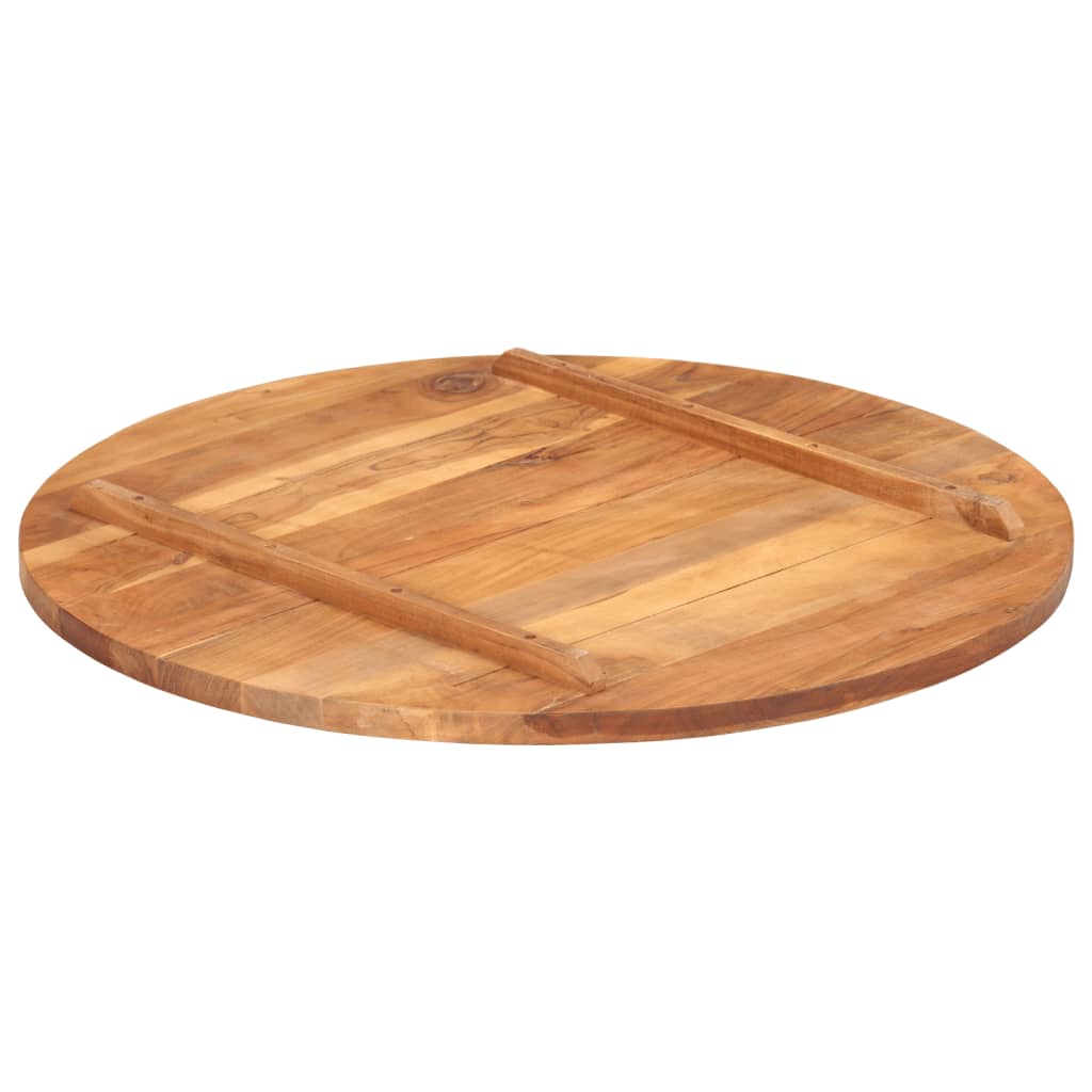 Tafelblad rond 25-27 mm 80 cm massief acaciahout