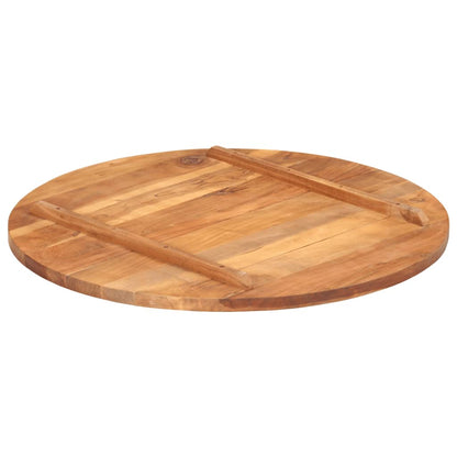 Tafelblad rond 25-27 mm 80 cm massief acaciahout