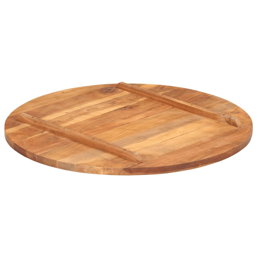 Tafelblad rond 25-27 mm 80 cm massief acaciahout