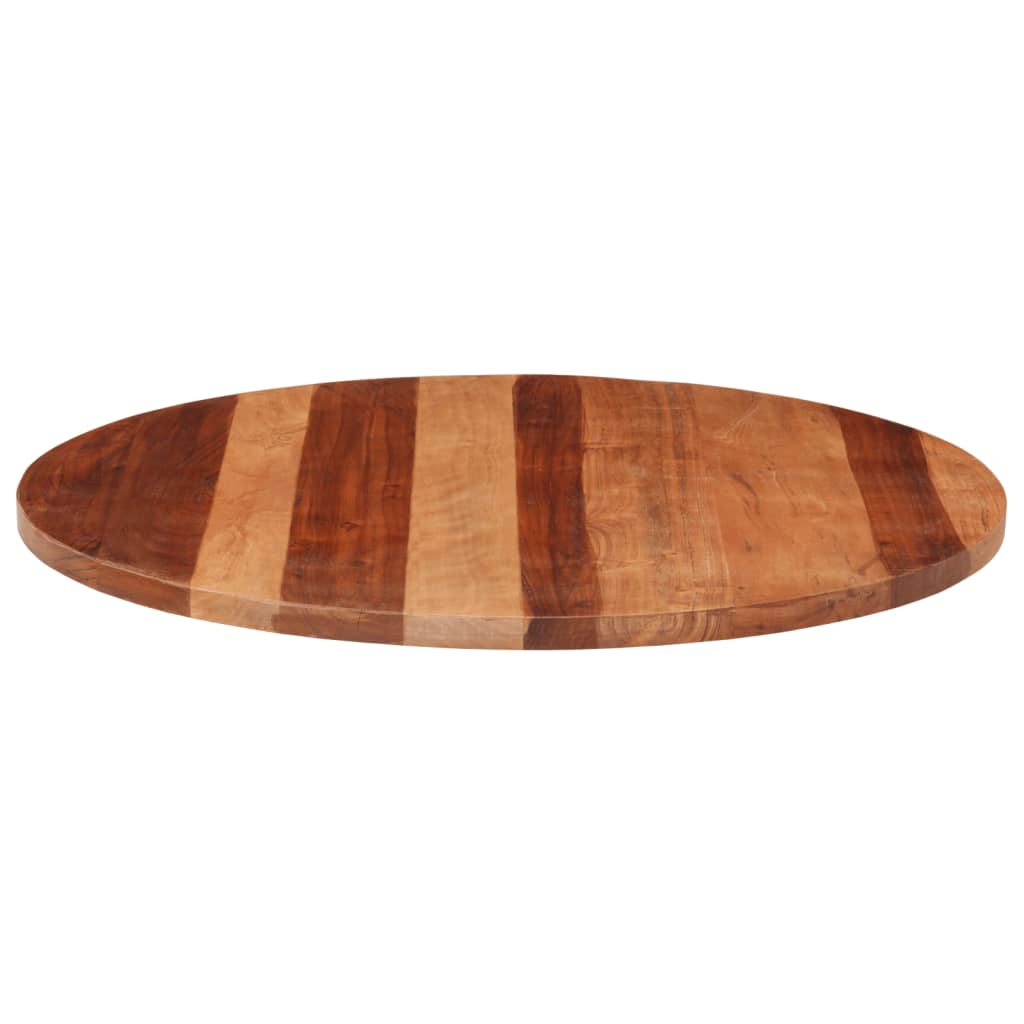 Tafelblad rond 25-27 mm 80 cm massief acaciahout