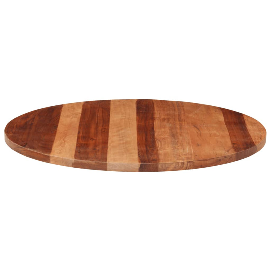 Tafelblad rond 25-27 mm 80 cm massief acaciahout