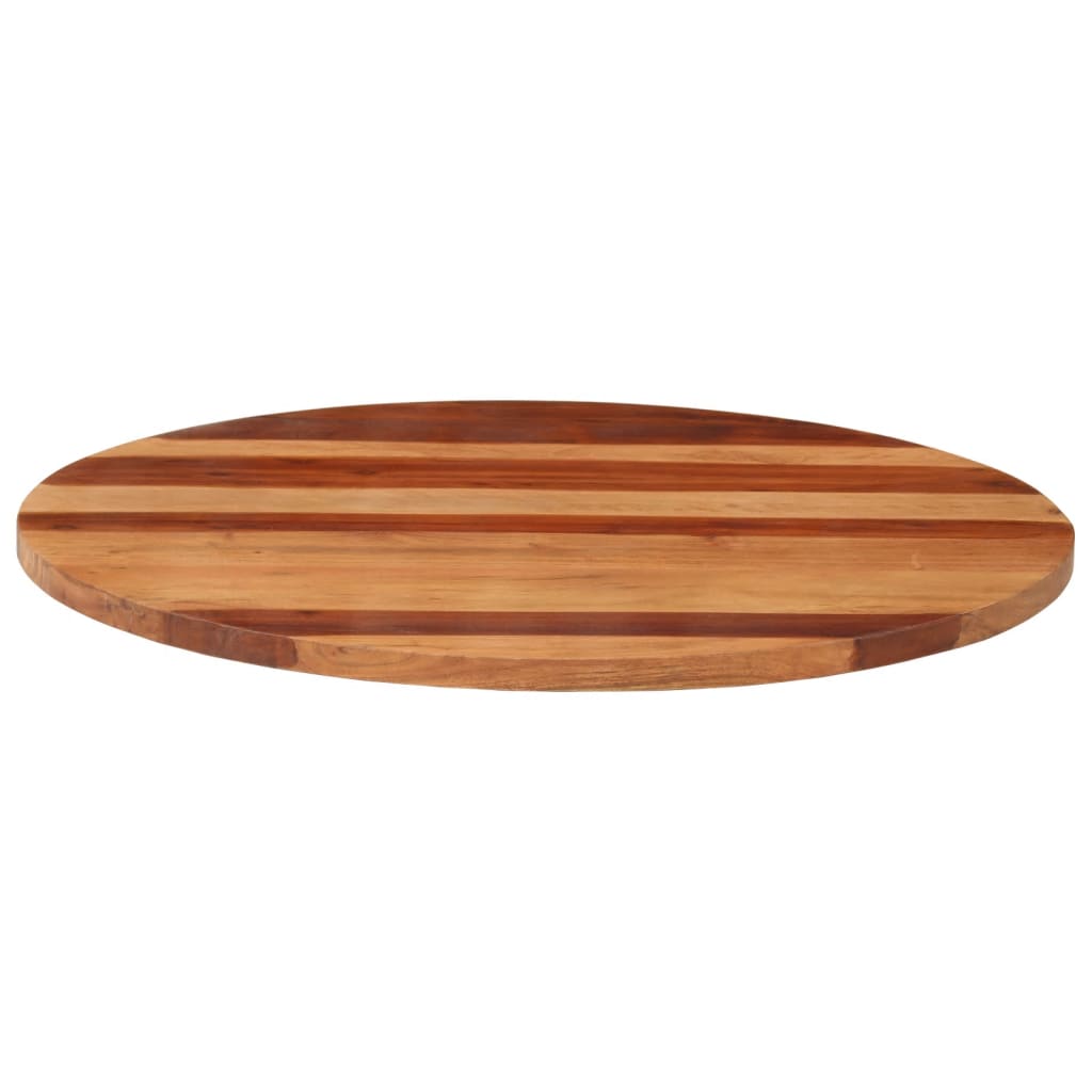 Tafelblad rond 25-27 mm 80 cm massief acaciahout
