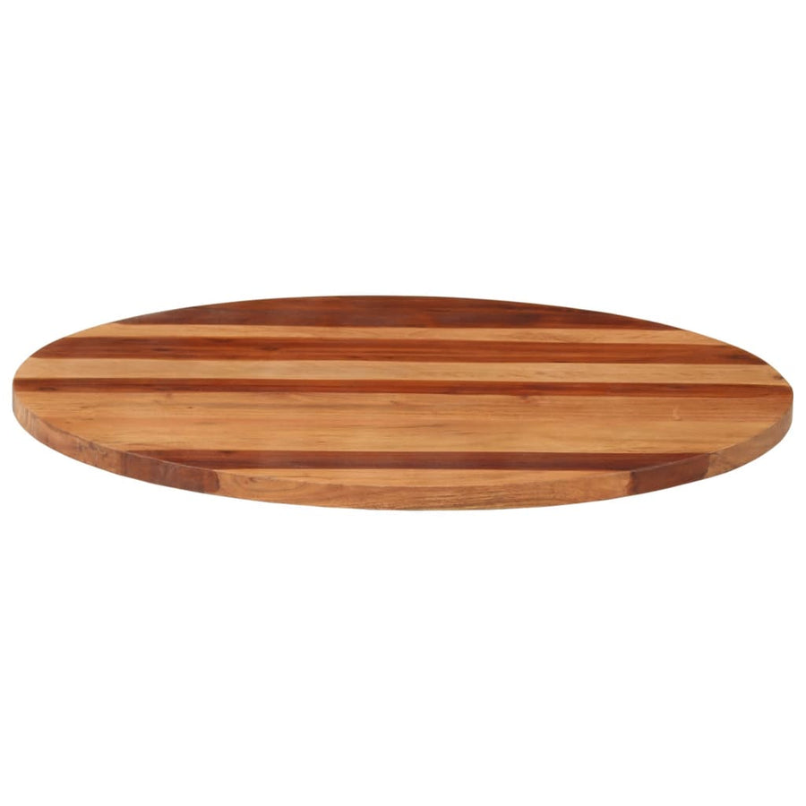Tafelblad rond 25-27 mm 80 cm massief acaciahout