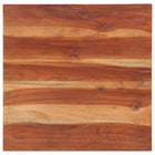 Tabletop 25-27 mm 60x60 cm solid acacia wood