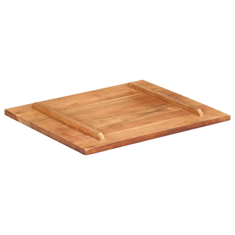 Tafelblad 25-27 Mm 60X70 Cm Massief Sheeshamhout 60 x 70 cm 25-27 mm massief sheesham hout