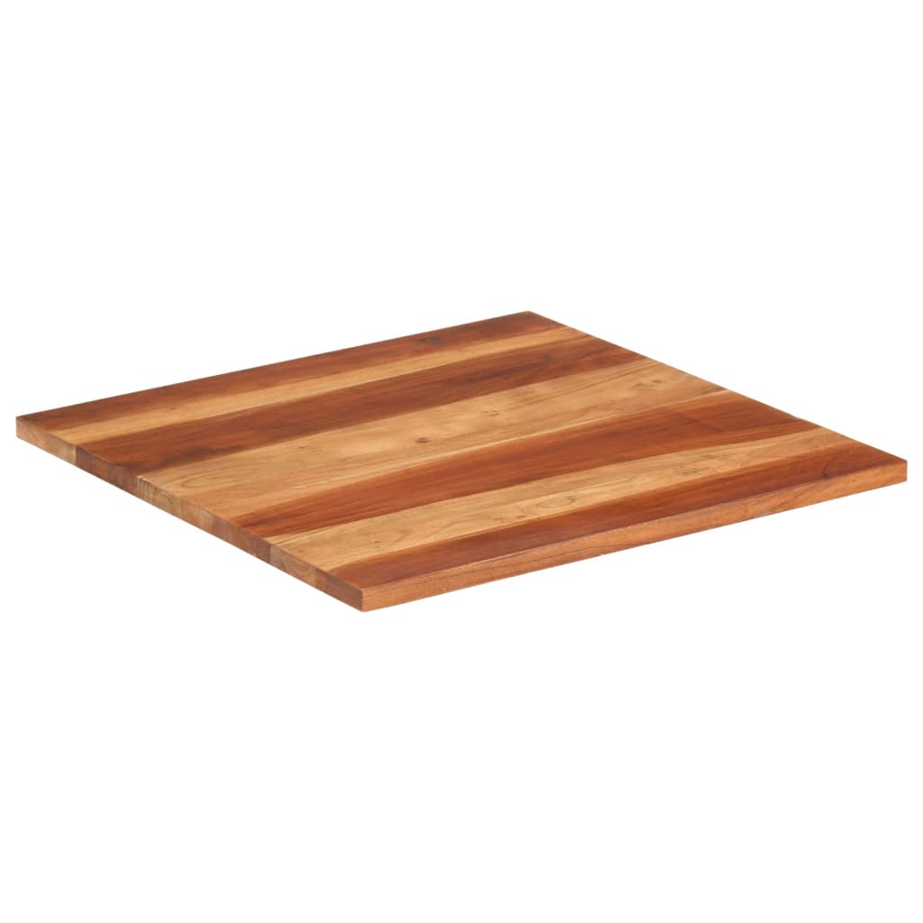 Tafelblad 25-27 Mm 70X70 Cm Massief Sheeshamhout 70 x 70 cm 25-27 mm massief sheesham hout