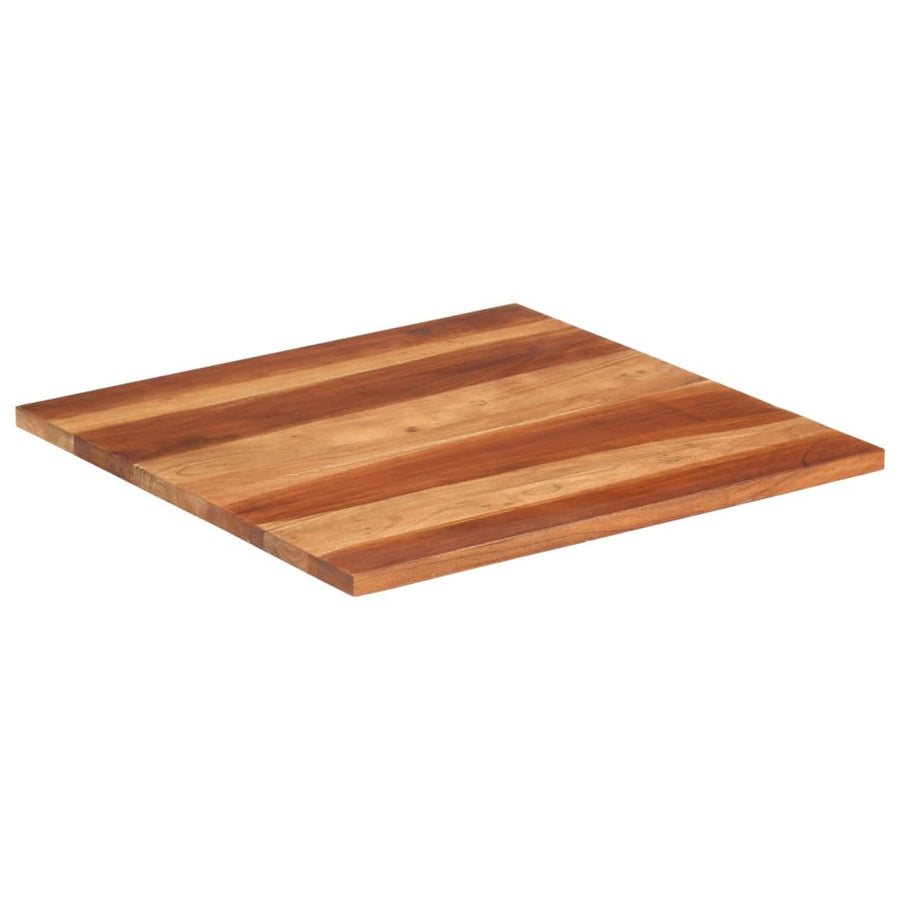 Tafelblad 25-27 Mm 70X70 Cm Massief Sheeshamhout 70 x 70 cm 25-27 mm massief sheesham hout