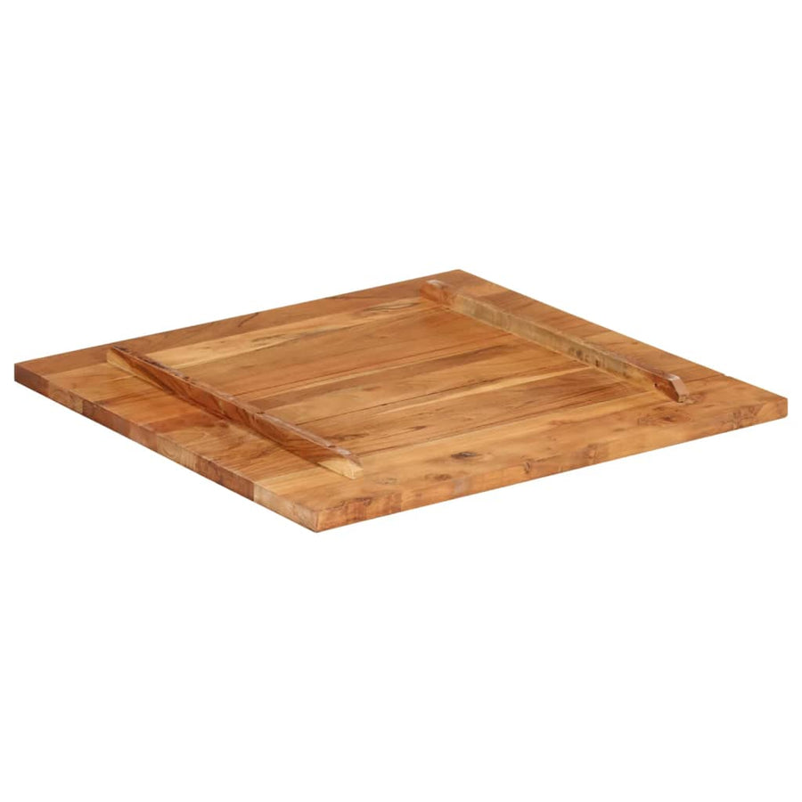 Tafelblad 25-27 Mm 70X70 Cm Massief Sheeshamhout 70 x 70 cm 25-27 mm massief sheesham hout