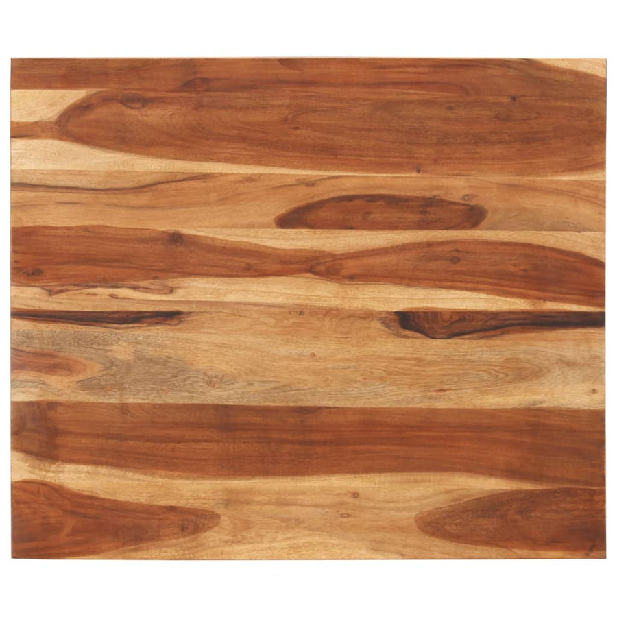 Tafelblad 25-27 Mm 70X80 Cm Massief Sheeshamhout 70 x 80 cm 25-27 mm massief sheesham hout
