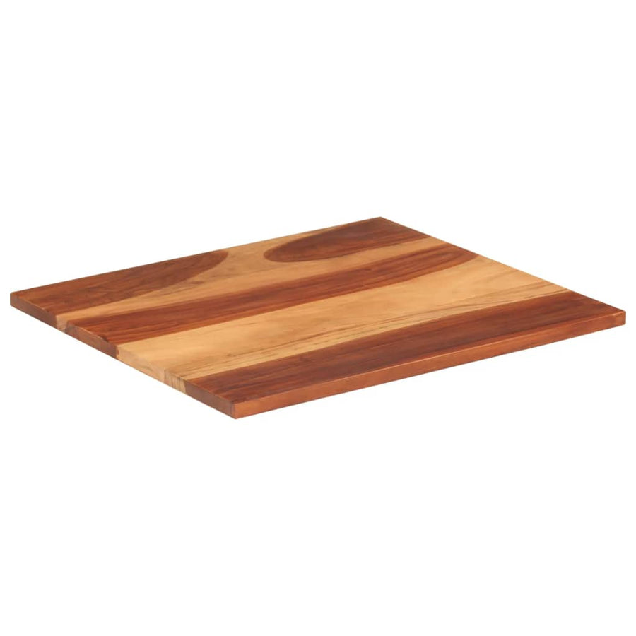 Tafelblad 25-27 Mm 70X80 Cm Massief Sheeshamhout 70 x 80 cm 25-27 mm massief sheesham hout