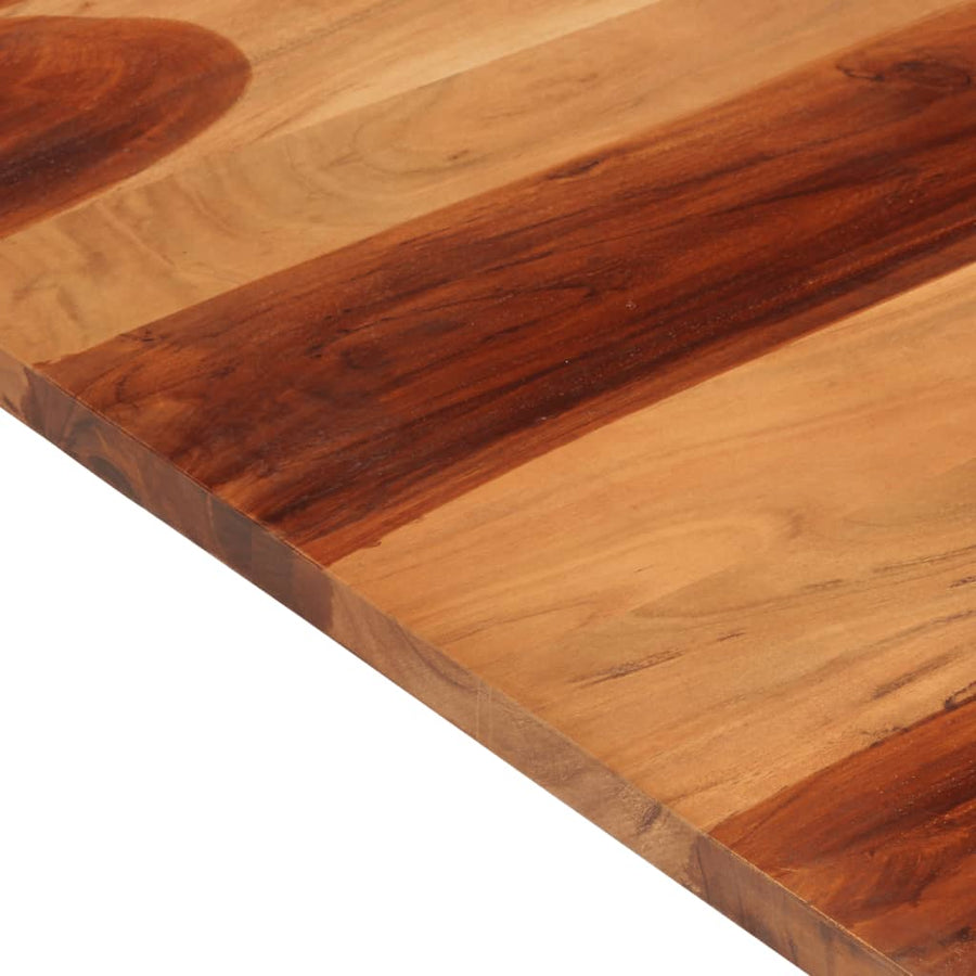 Tafelblad 25-27 Mm 70X80 Cm Massief Sheeshamhout 70 x 80 cm 25-27 mm massief sheesham hout