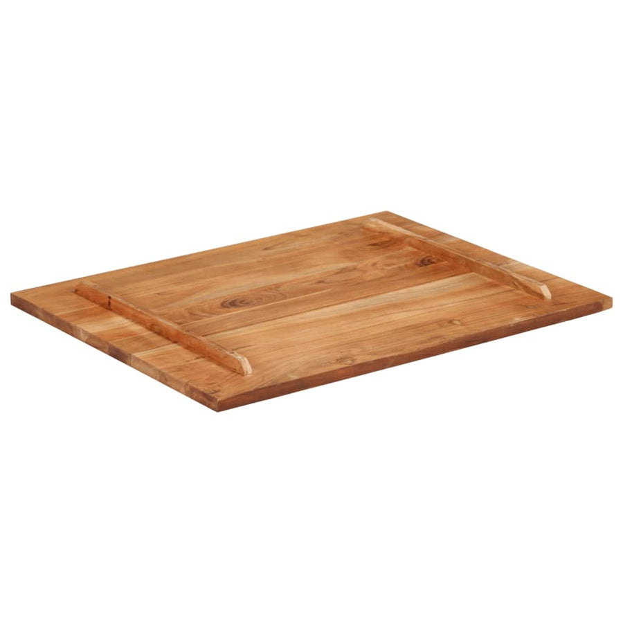Tafelblad 25-27 Mm 70X90 Cm Massief Sheeshamhout 70 x 90 cm 25-27 mm massief sheesham hout