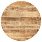 Tabletop round 15-16 mm 50 cm solid mango wood