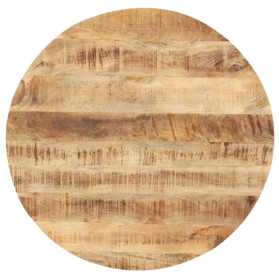 Tafelblad Rond 25-27 Mm 40 Cm 40 cm 25-27 mm massief mangohout
