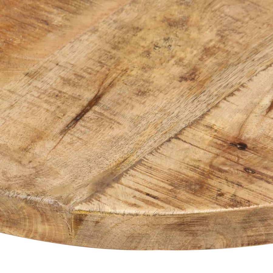 Tafelblad Rond 25-27 Mm 40 Cm 40 cm 25-27 mm massief mangohout