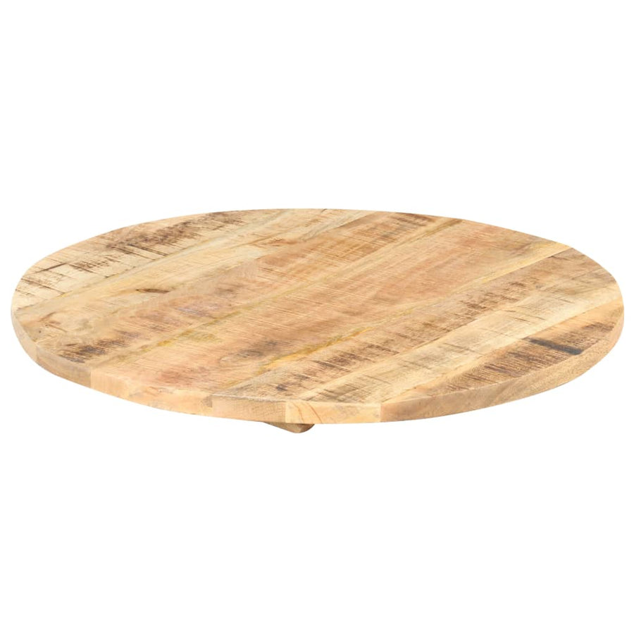 Tafelblad Rond 25-27 Mm 40 Cm 40 cm 25-27 mm massief mangohout