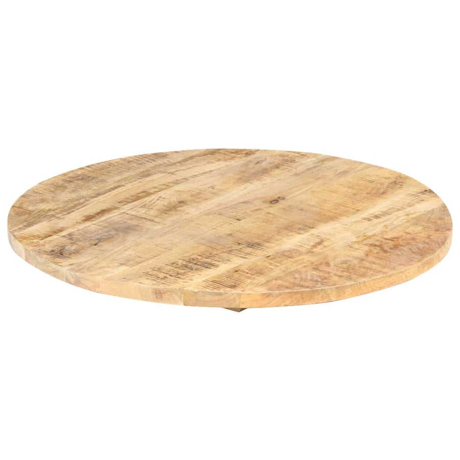Tafelblad Rond 25-27 Mm 40 Cm 40 cm 25-27 mm massief mangohout