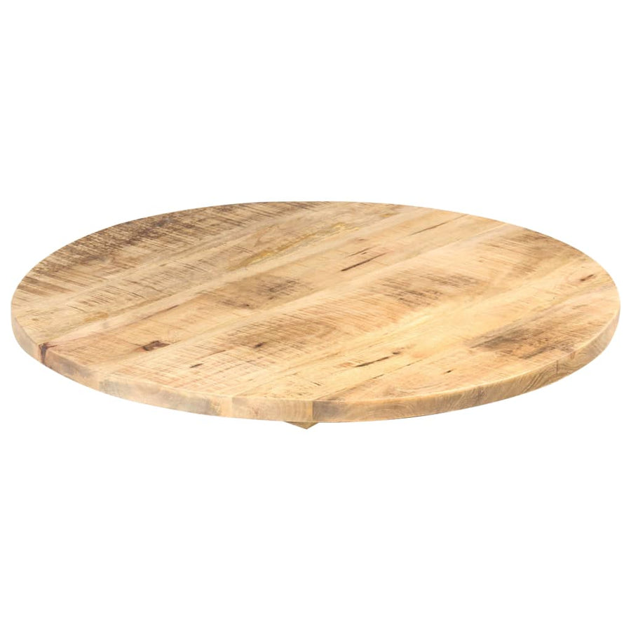 Tafelblad Rond 25-27 Mm 40 Cm 40 cm 25-27 mm massief mangohout