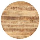 Tafelblad rond 50 cm massief mangohout