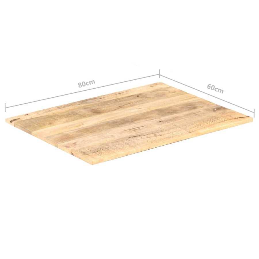 Tafelblad 5-6 Mm 80X60 Cm 80 x 60 cm 15-16 mm massief mangohout